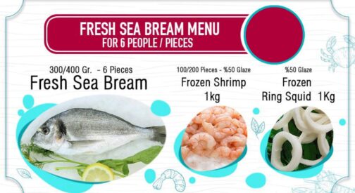 Sea bream Menu (for 6 people)