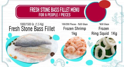 Stone basse fillet Menu (for 6 people)