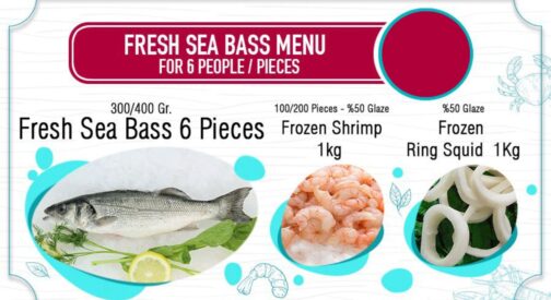 Sea bass Menu (for 6 people)